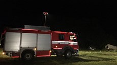 Následky honiky s policií u obce Rybníky eili hasii (8. 10. 2015)