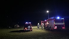 Následky honiky s policií u obce Rybníky eili hasii (8. 10. 2015)