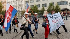 Národní Demokracie, demonstrace proti uprchlíkům a EU (3.10.2015) Národní Demokracie, demonstrace proti uprchlíkům a EU (3.10.2015)