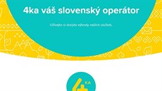 Nový slovenský mobilní operátor 4ka láká na nízké ceny svých služeb Nový slovenský mobilní operátor 4ka láká na nízké ceny svých služeb