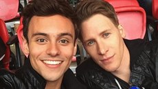 Vzal jsem si lásku svého ivota, tak komentoval snímek na Instagramu Tom Daley, který o víkendu vstoupil do manelství s Lancem Blackem.