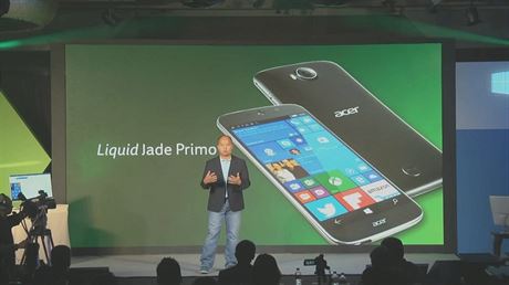 Acer na tiskové konferenci odhalil dalí informace o modelu Jade Primo s...