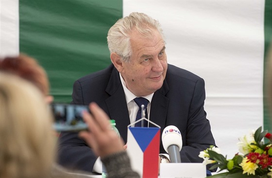 Prezident Milo Zeman na návtv Zlínského kraje (17. íjna 2015)