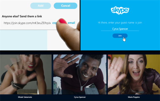 Skype Now umoní pipojit se ke konverzaci komukoliv.