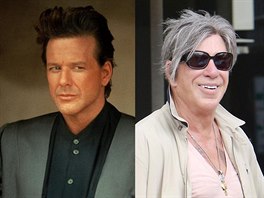 Mickey Rourke v 80. letech a v roce 2015. Z kdysi velkého hollywoodského feáka...