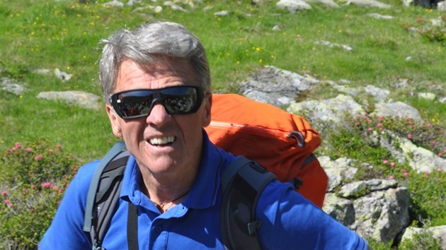 Peter Habeler v Zillertalskch Alpch, na trase od pehrady Schlegeisspeicher na Friesenberghtte
