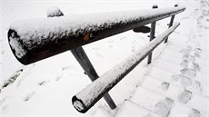 První letošní sníh v krušnohorském Božím Daru. První letošní sníh v krušnohorském Božím Daru.
