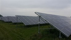 Solární elektrárna v jihočeském Ševětíně. Solární elektrárna v jihočeském Ševětíně.