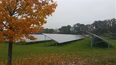 Solární elektrárna v jihočeském Ševětíně. Solární elektrárna v jihočeském Ševětíně.