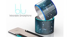 Koncept ohebného telefonu BLU Koncept ohebného telefonu BLU