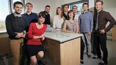 Oceněný výzkumný tým. Na snímku zleva Martin Cienciala, Hynek Kasal, Kateřina... Oceněný výzkumný tým. Na snímku zleva Martin Cienciala, Hynek Kasal, Kateřina...