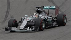 Lewis Hamilton na trati Velké ceny Ruska Lewis Hamilton na trati Velké ceny Ruska