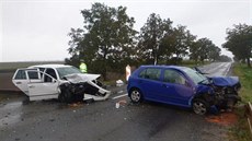 Při nehodě na Brněnsku se zranilo sedm lidí (15. 10. 2015). Při nehodě na Brněnsku se zranilo sedm lidí (15. 10. 2015).