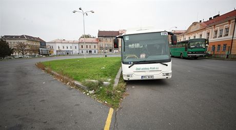 Plocha mezi Pemyslovou a Kotkovou ulicí v Plzni, kterou nyní vyuívají...