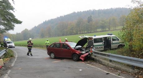 idika na Jesenicku za jízdy podávala pití synovi na zadním sedadle, výsledkem...