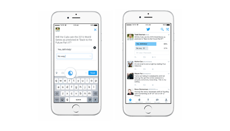 Nová sluba Twitter Poll umoní vytvoit jednoduchou anketu. Staí kliknout na...
