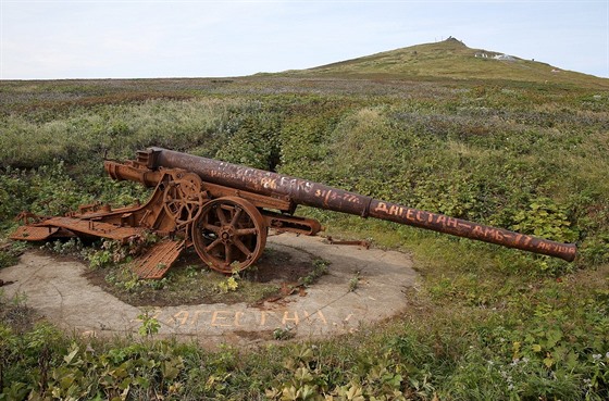 Na Kurilských ostrovech zstává i dnes vojenská technika z 2. svtové války.