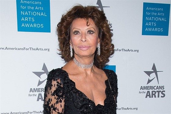 Sophia Lorenová (New York, 19. íjna 2015)