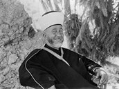 Jeruzalmsk velk muft Muhammad Amn Husajn na snmku z roku 1938.