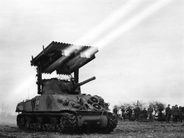 Americk raketomet T34 Calliope