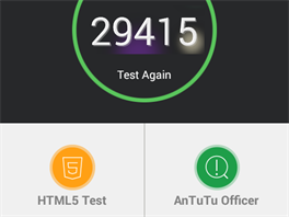 Vsledek benchmarku AnTuTu telefonu Doogee Ibiza F2