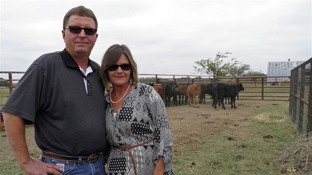 Kevin a Carol O ́Danielovi z Oklahomy pili letos o patnct kus dobytka (3. z 2015)
