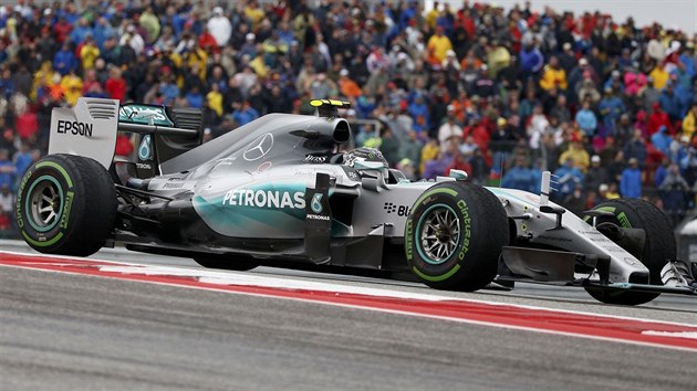 Nico Rosberg projd zatku ve Velk cen USA.