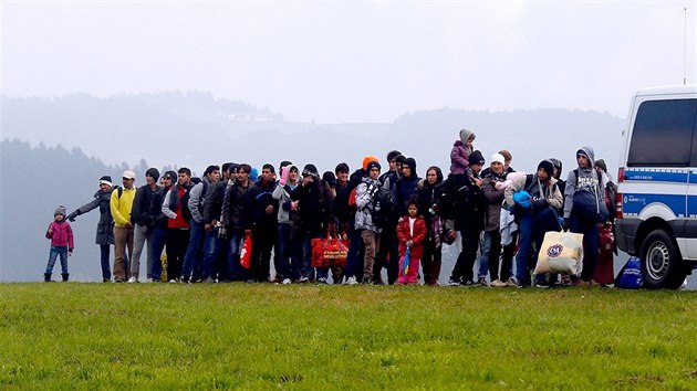 Benci na cest do pijmacho centra v Pasov (20. jna 2015)