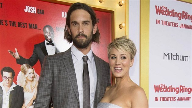 Kaley Cuoco a Ryan Sweeting (Hollywood, 6. ledna 2015)