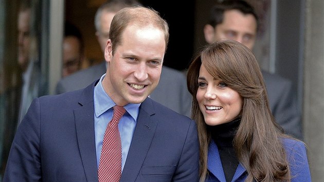 Princ William a jeho manelka Kate (Dundee, 23. jna 2015)