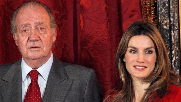 panlský král Juan Carlos I. a jeho snacha Letizia (2011)