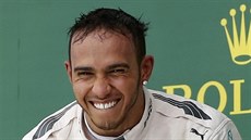 Stres a vyerpání stranou - jsem mistrem svta. Lewis Hamilton po Velké cen...