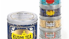 Kusmi Tea je run vyrábná a balená ajová sms v typických krabikách a...