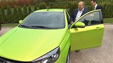 Vladimir Putin a nová Lada Vesta Vladimir Putin a nová Lada Vesta