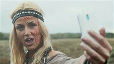 Vikingové fotí selfie. Vikingové fotí selfie.