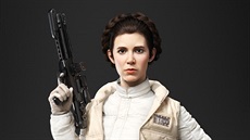 Carrie Fisherová jako princezna Leia zazáila v pvodní filmové trilogii.