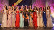 Dvanáctka finalistek po vyhláení výsledk soute Miss Aerobic pro rok 2015.