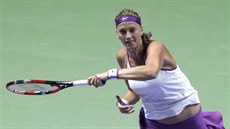 Petra Kvitová zahájila Turnaj mistry soubojem s Angelique Kerberovou.