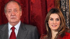 Španělský král Juan Carlos I. a jeho snacha Letizia (2011) Španělský král Juan Carlos I. a jeho snacha Letizia (2011)