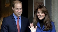 Princ William a jeho manelka Kate (Dundee, 23. íjna 2015)
