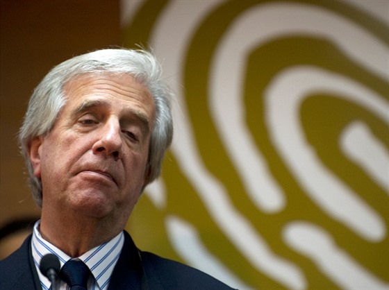 Uruguayský prezident Tabaré Vásquez na snímku z kvtna 2012