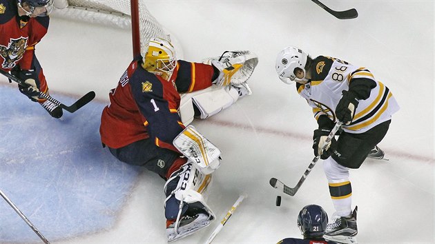 Floridsk glman Roberto Luongo el anci Davida Pastrka z Bostonu.