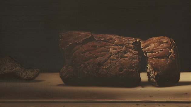 Hynek Martinec, Sigrun's Bread (The New Romantic) / Sigrunin chlb (Novoromantismus), olej na pltn, 2015