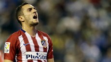 Koké z Atlétika Madrid lituje promarnné ance.