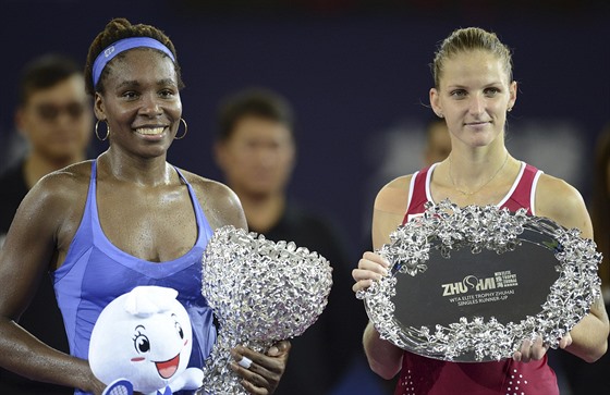 Karolína Plíková (vpravo) ve finále na turnaji Elite Trophy neuspla, titul...