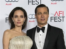 Angelina Jolie a Brad Pitt (Los Angeles, 5. listopadu 2015)