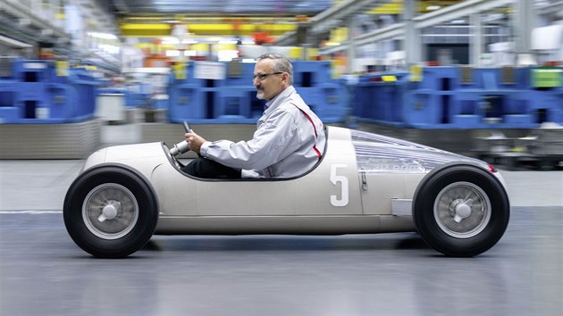 Audi vyrobilo maketu zvodnho Auto Union Typ C s pomoc kovovho tisku na 3D tiskrn.