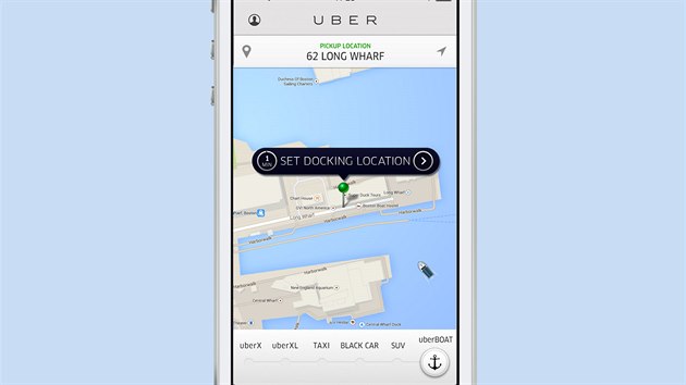 Mobiln aplikace UberBoat