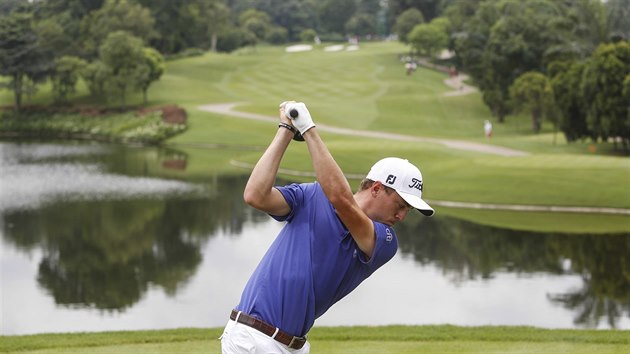 Justin Thomas na turnaji PGA v Kuala Lumpur.