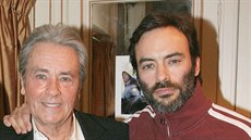 Alain Delon se svým synem Anthonym